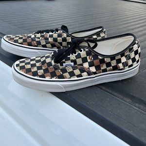 Vans Cheetah checkered size 12 women men’s 10 1/2